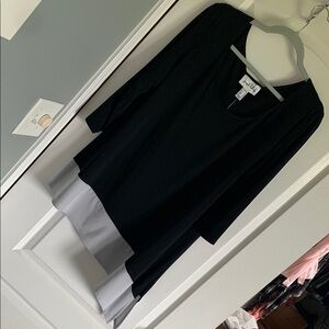Black & Gray Women's Blouse/Tunic